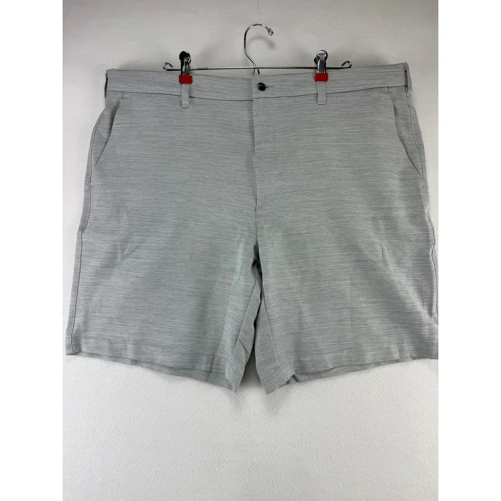 Callaway Golf Shorts Mens 40 Gray Heather Stretch Performance Flat Front